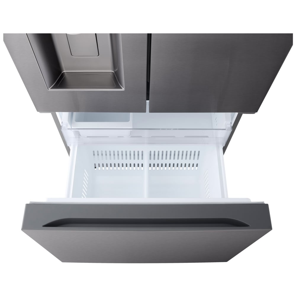 LF25S6330D - Réfrigérateur à portes françaises 25 pi³, profondeur standard, 3 portes, acier inoxydable noir PrintProof™