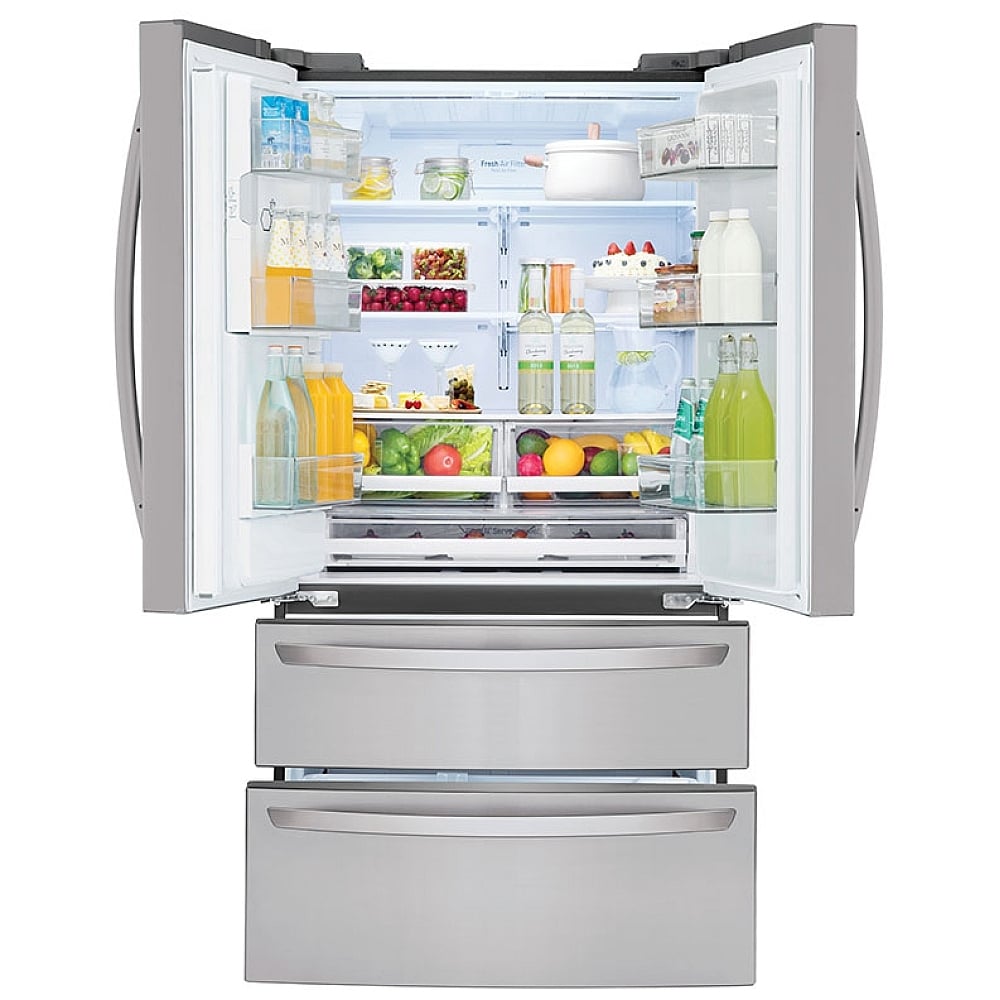 Réfrigérateur intelligent de 28 pi³ avec Wi‑Fi et portes françaises (4 portes)