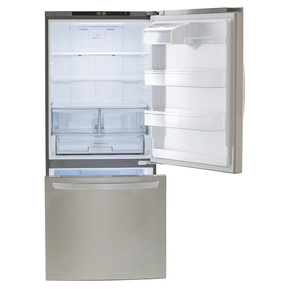 LRDNS2200S - Réfrigérateur avec congélateur inférieur LG , 22,1 pi³, acier inoxydable