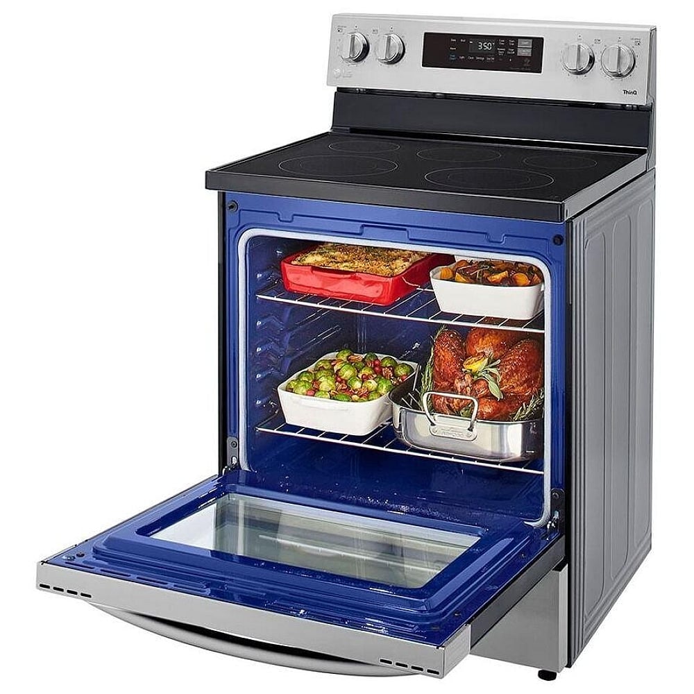 LREL6321S - Cuisinière électrique intelligente 6,3 pi³ avec EasyClean® et Wi‑Fi