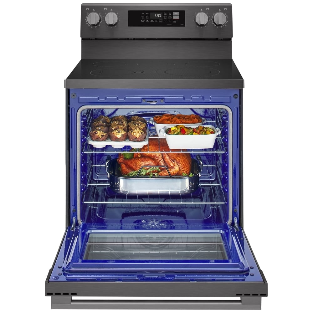 LREN6323ZE - Cuisinière électrique intelligente LG 6,3 pi³ avec convection ProBake® et Air Fry
