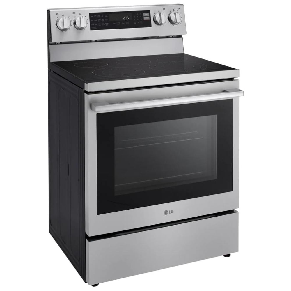 LREN6325XE - Cuisinière électrique autonome intelligente LG 6,3 pi³ avec convection ProBake® et Air Fry