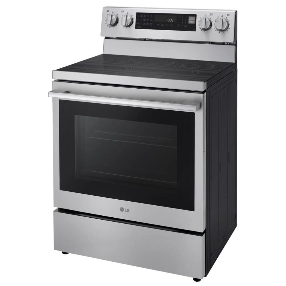 LREN6325XE - Cuisinière électrique autonome intelligente LG 6,3 pi³ avec convection ProBake® et Air Fry