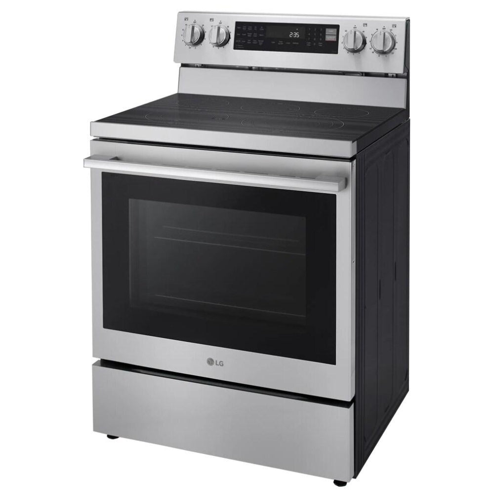 LREN6325XE - Cuisinière électrique intelligente LG 30 po 6,3 pi³ ProBake Convection Air Fry InstaView