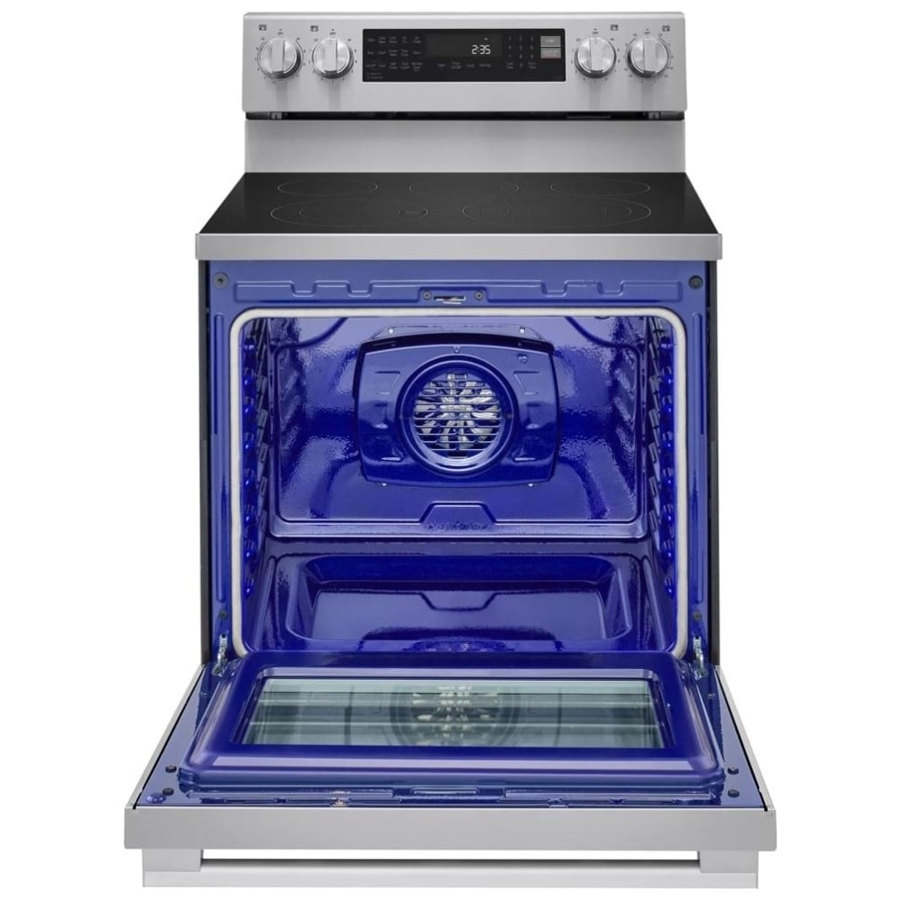 LREN6325XE - Cuisinière électrique autonome intelligente LG 6,3 pi³ avec convection ProBake® et Air Fry