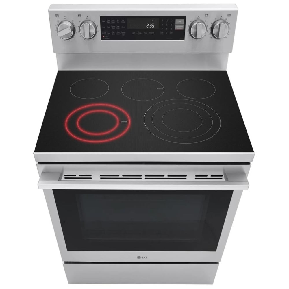 LREN6325XE - Cuisinière électrique autonome intelligente LG 6,3 pi³ avec convection ProBake® et Air Fry