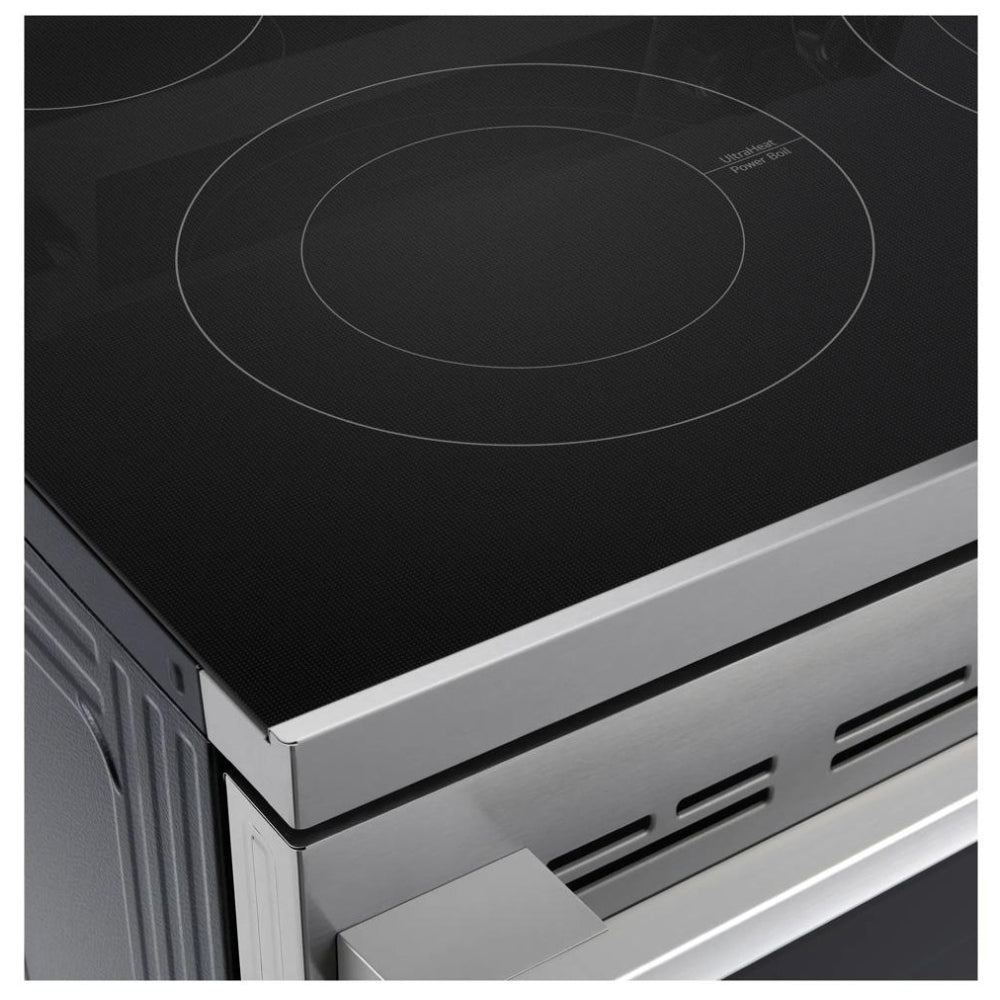 LREN6325XE - Cuisinière électrique intelligente LG 30 po 6,3 pi³ ProBake Convection Air Fry InstaView