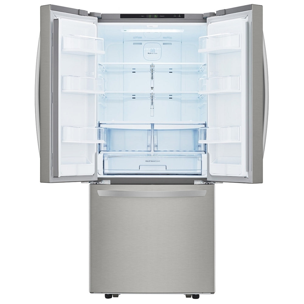 LRFNS2200S - Frigo de 22 pi³/30 po, prof. stand., 3 portes/2 battants