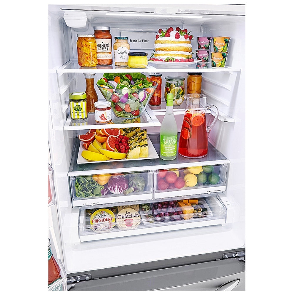 LRFXS2503S - Réfrigérateur à portes françaises LG 33" 24,5 pi³ ()