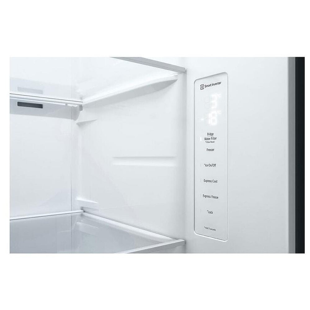 LS23C4230V - Réfrigérateur côte-à-côte de 23 pi³/36 po, prof. de compt. | Distr. eau/glaçons