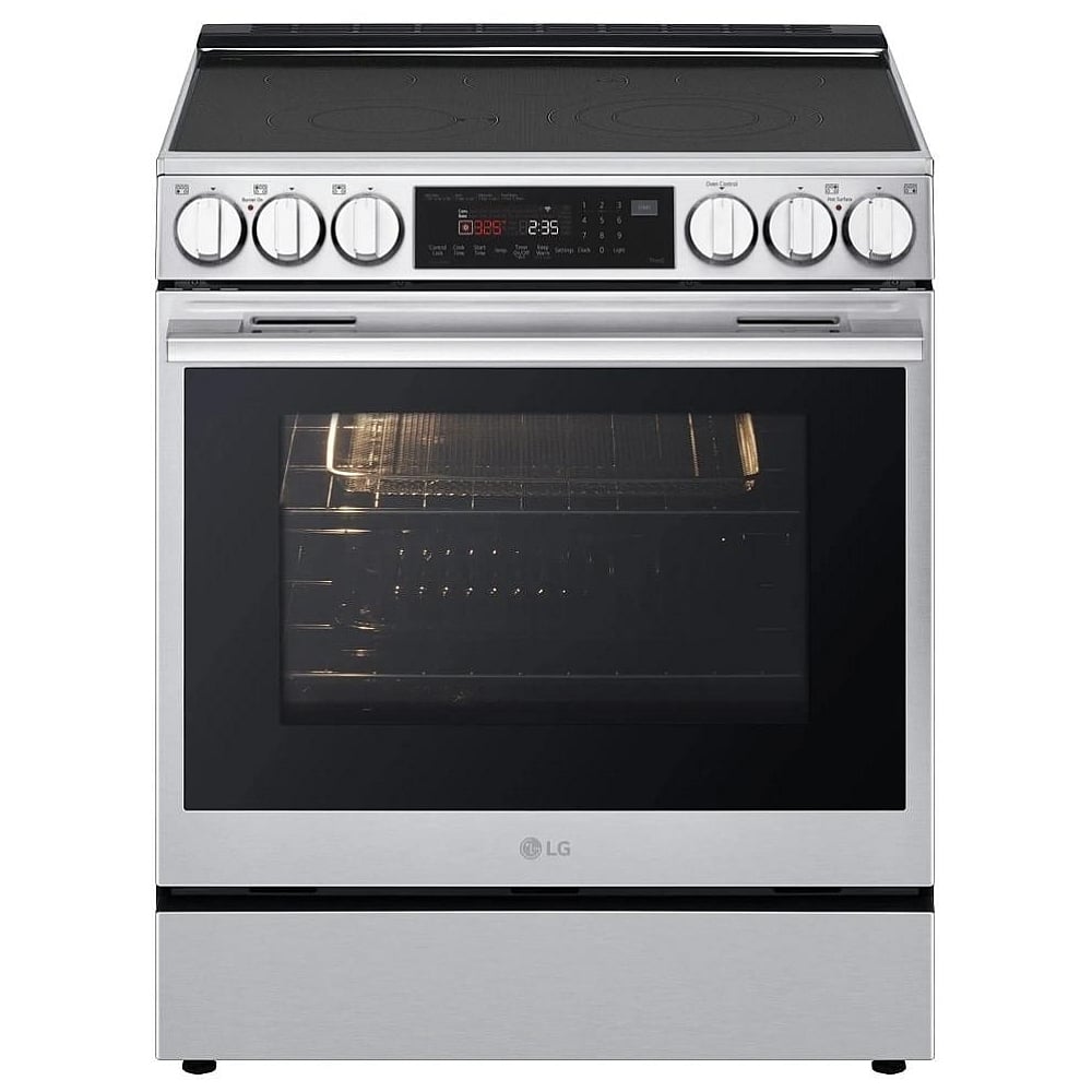 Cuisinière électrique encastrée coulissante intelligente de 6,3 pi³ avec InstaView®, ProBake Convection® et Air Fry