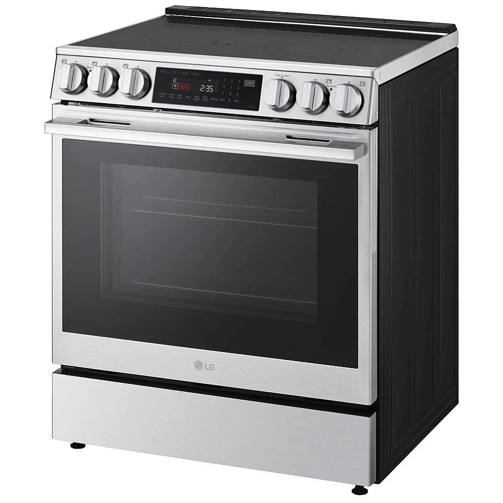 Cuisinière électrique encastrée coulissante intelligente de 6,3 pi³ avec InstaView®, ProBake Convection® et Air Fry