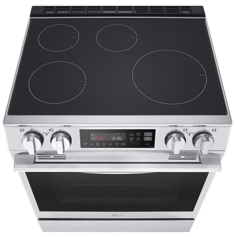 LSIL6334XE - Cuisinière à induction intelligente LG de 30 po et 6,3 pi³, ProBake Convection et Air Fry
