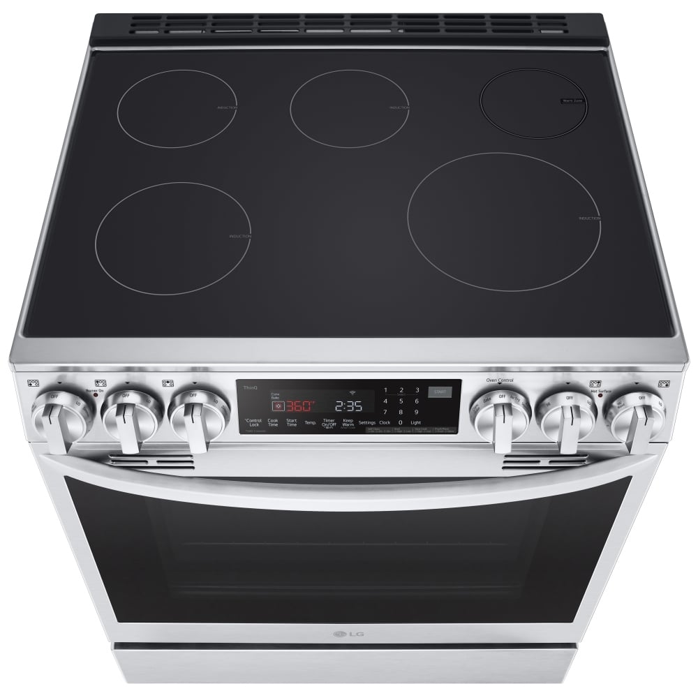 Four à induction encastré de 30 po, 6,3 pi³, slide‑in