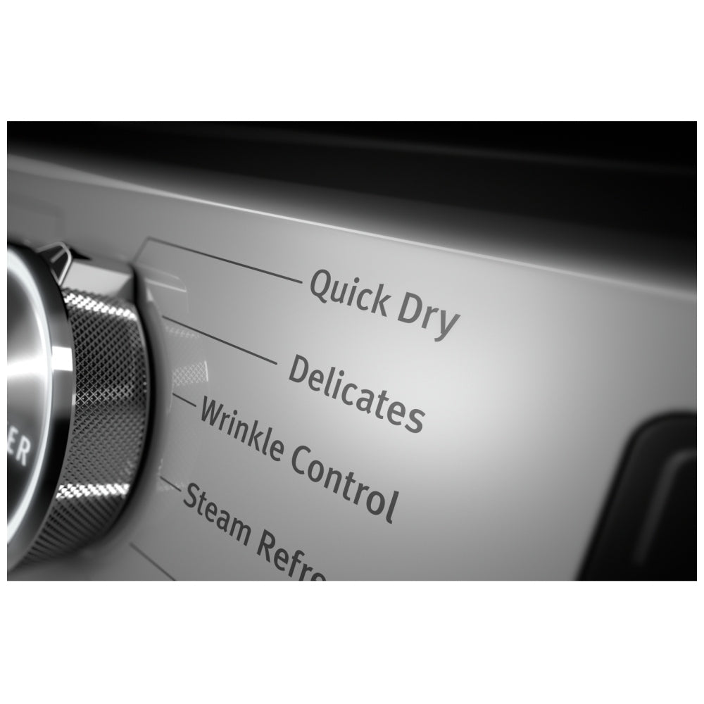 Sèche‑linge à gaz à chargement frontal avec fonction vapeur et bouton Extra Power – 7,3 pi³