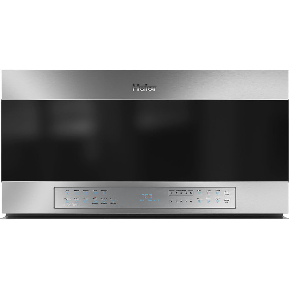 QVM7167RNCSS – Four à micro-ondes à hotte intégrée Haier 1,6 pi³ inox