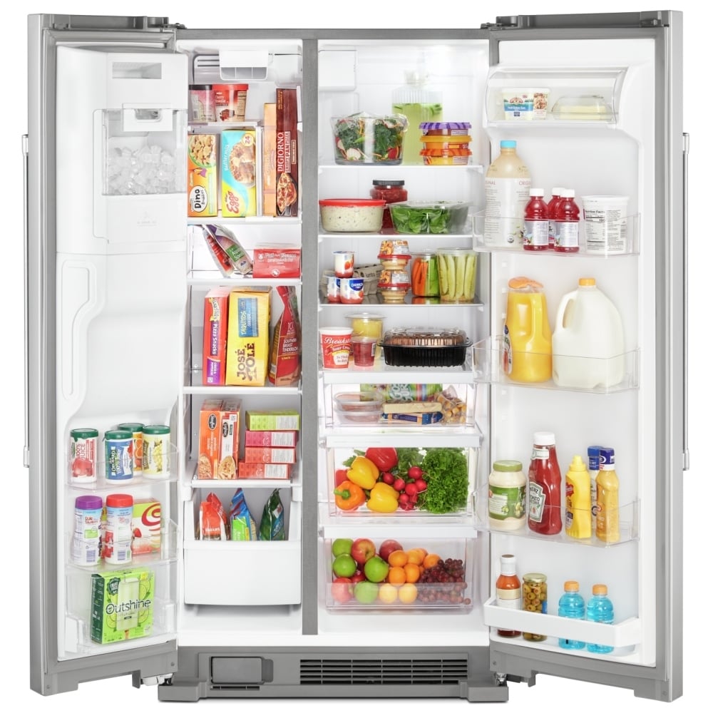 MSS25C4MGZ - Réfrigérateur côte à côte Maytag 24,5 pi³ - Finition Acier inoxydable résistant aux empreintes