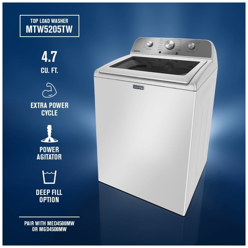 MTW5205TW - Maytag Laveuses à chargement frontal
