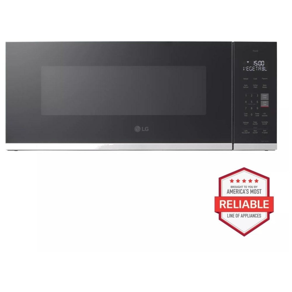 MVEF1323F – Four à micro-ondes à hotte intégrée LG 1,3 pi³ inox