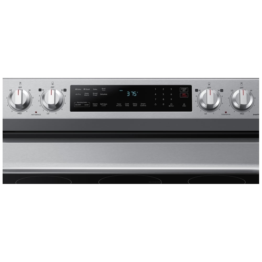 NE63A6511SS - Cuisinière électrique autonome intelligente 6,3 pi³ avec Air Fry sans préchauffage et convection