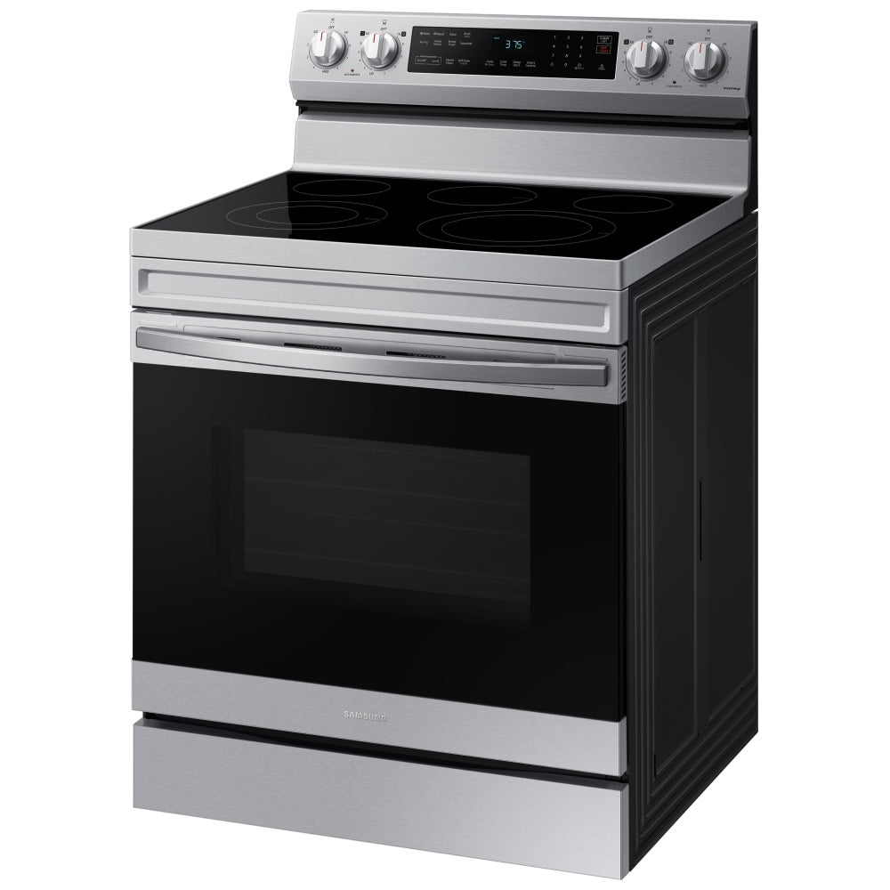 NE63A6511SS - Cuisinière électrique indépendante intelligente 6,3 pi³ avec friteuse à air sans préchauffage et convection