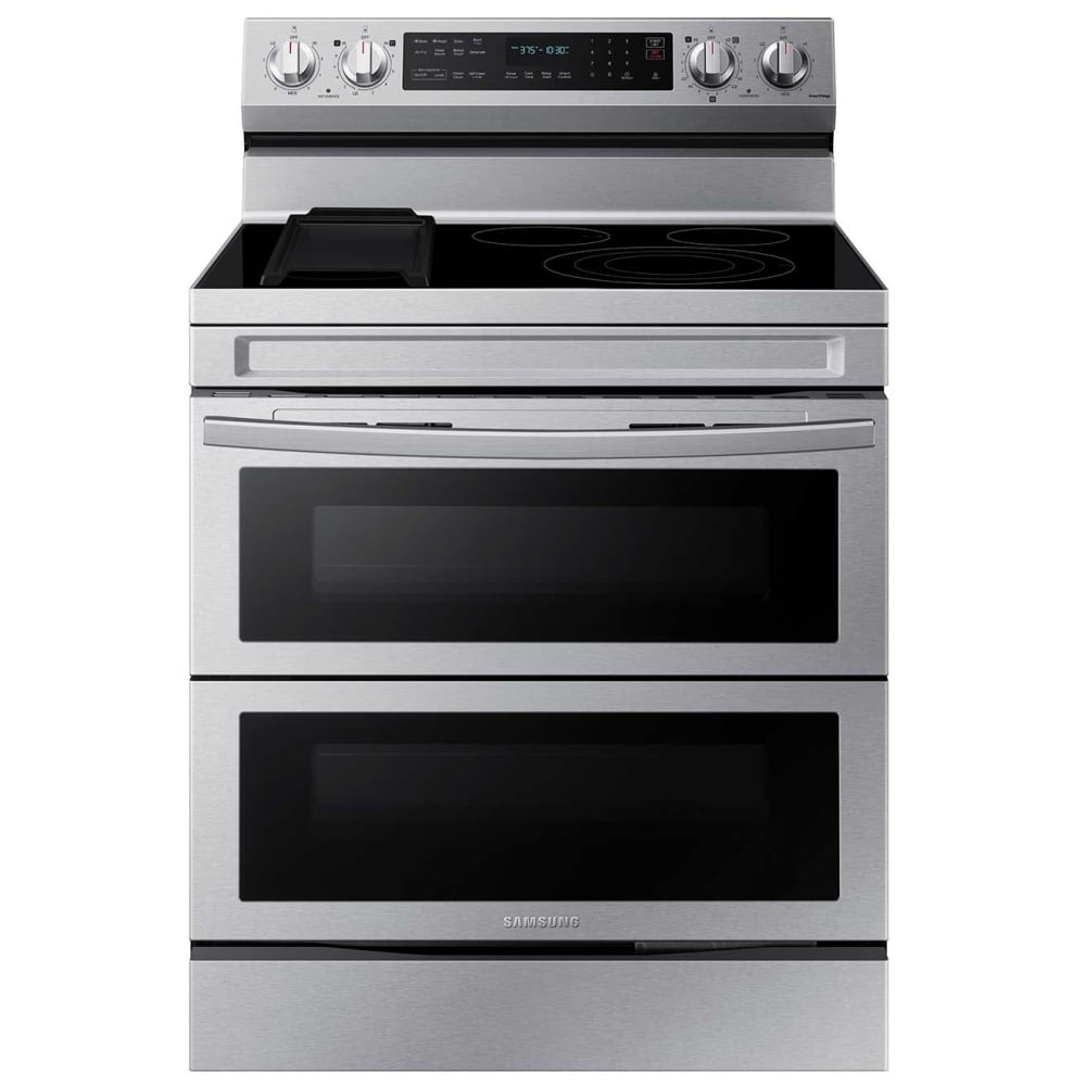 NE63A6751SS - Cuisinière électrique autonome intelligente 6,3 pi³ avec Flex Duo™, Air Fry, plaque-gril – Acier inoxydable