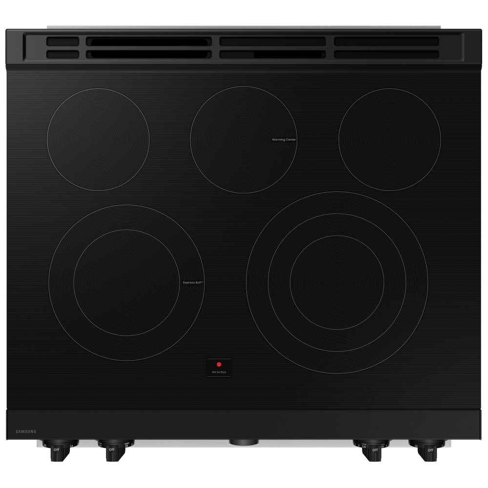 NSE6DG8550SRAC - Cuisinière encastrable électrique Slide‑In de 6,3 pi³ à porte double avec boutons illuminés