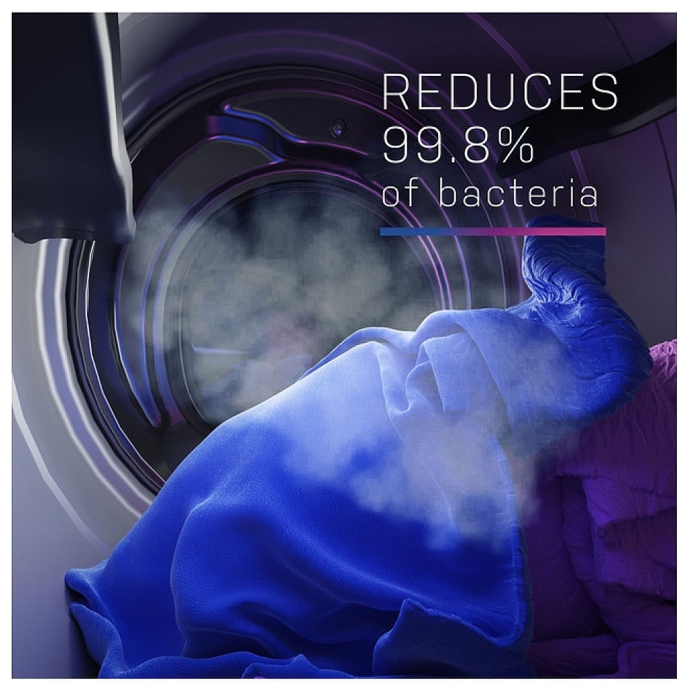 PFD87ESMVRS - Sécheuse électrique à chargement frontal intelligente GE Profile de 7,8 pi³ avec cycle à la vapeur et désinfection