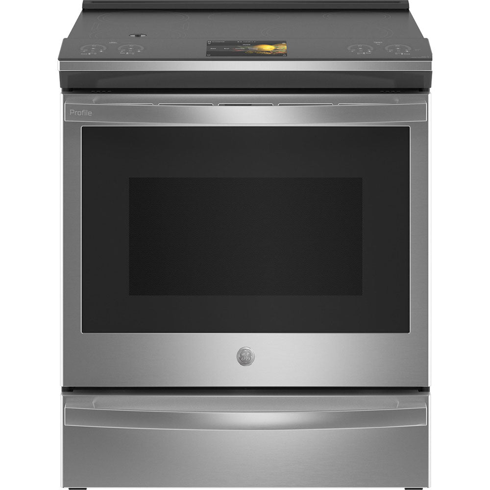 PHS93XYPFS – Cuisinière à induction GE Profile 5,3 pi³ inox