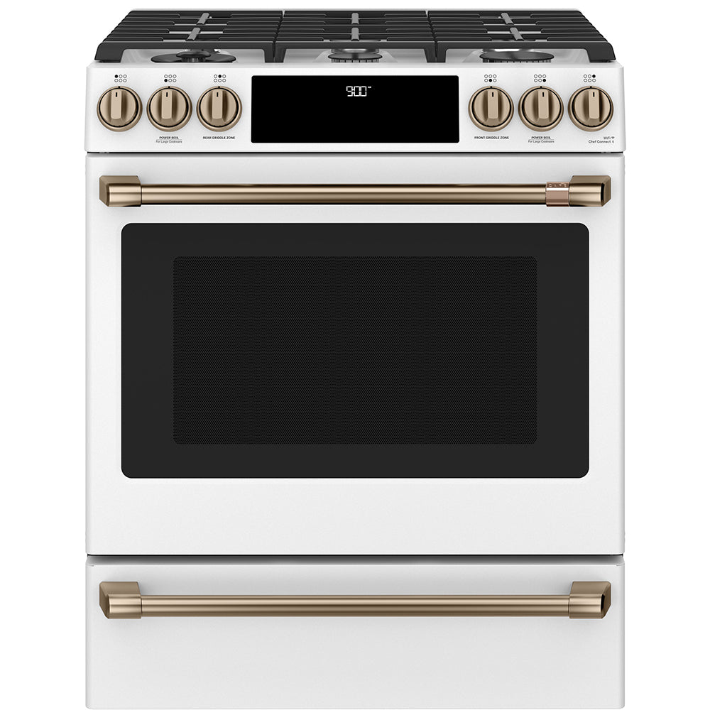 CC2S900P4MW2 – Cuisinière à gaz Café 30 po blanc mat