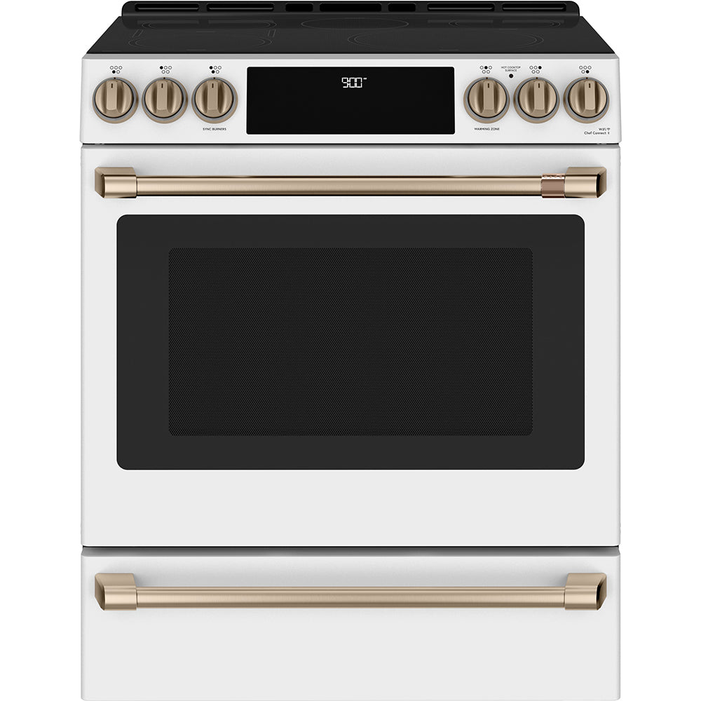 CCHS900P4MW2 – Cuisinière à induction Café 5,7 pi³ blanc mat