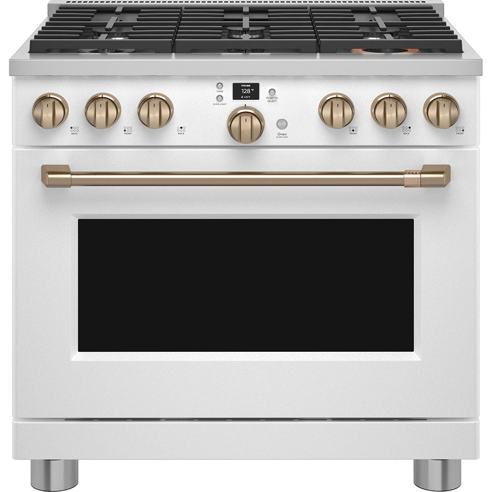 C2Y366P4TW2 – Cuisinière à gaz Café 36 po blanc mat