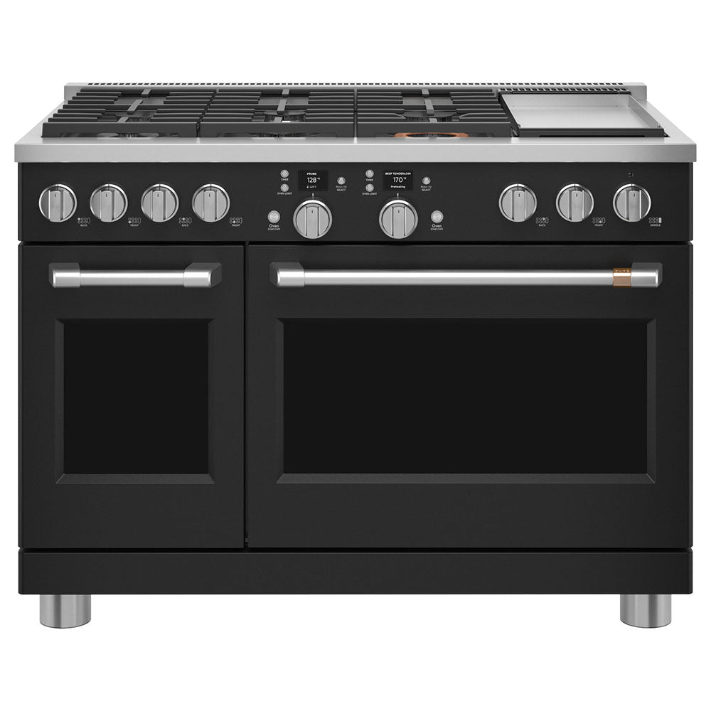 C2Y486P3TD1 – Cuisinière à gaz Café 48 po noir mat