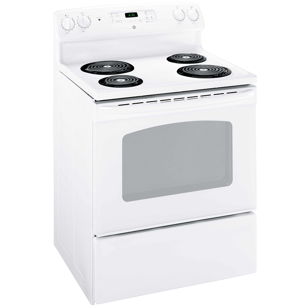 JCBS280DMWW – Cuisinière électrique GE 30 po blanc