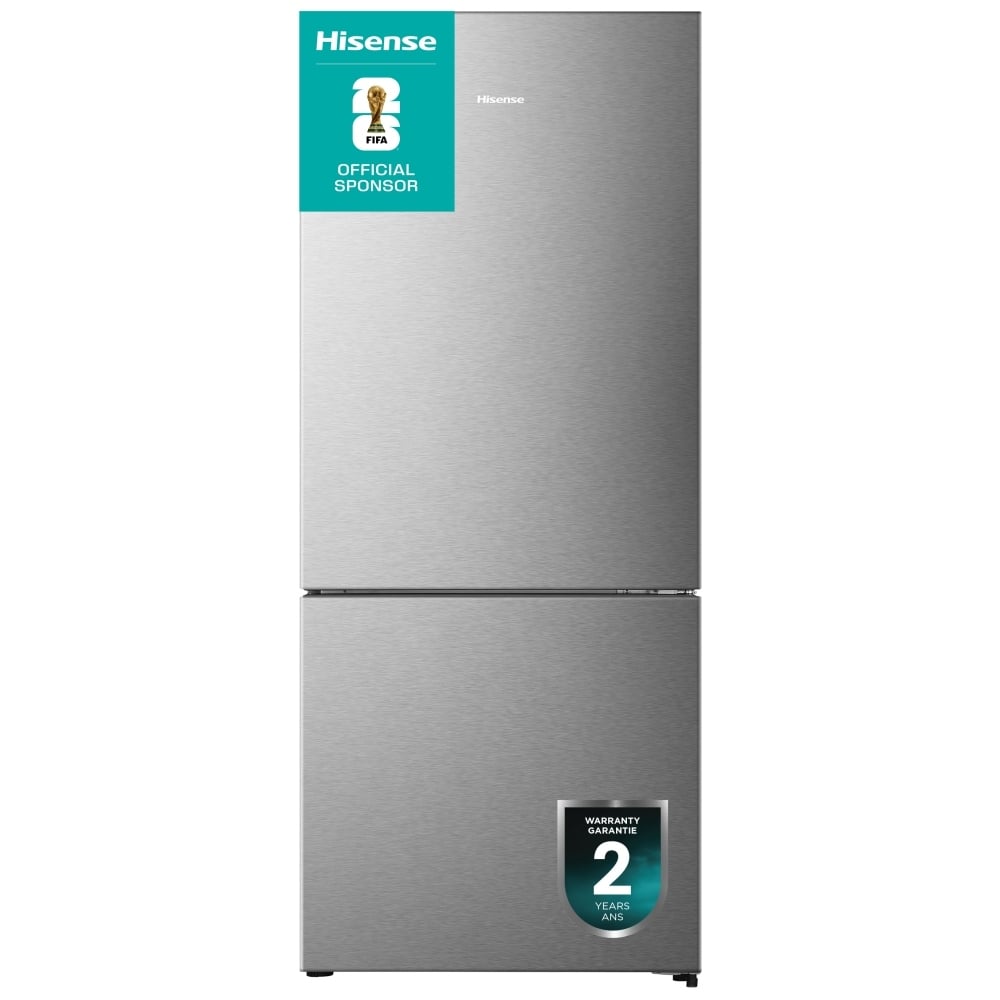 RB15A2CSE - Réfrigérateur Hisense à congélateur inférieur, 14,7 pi³, titane