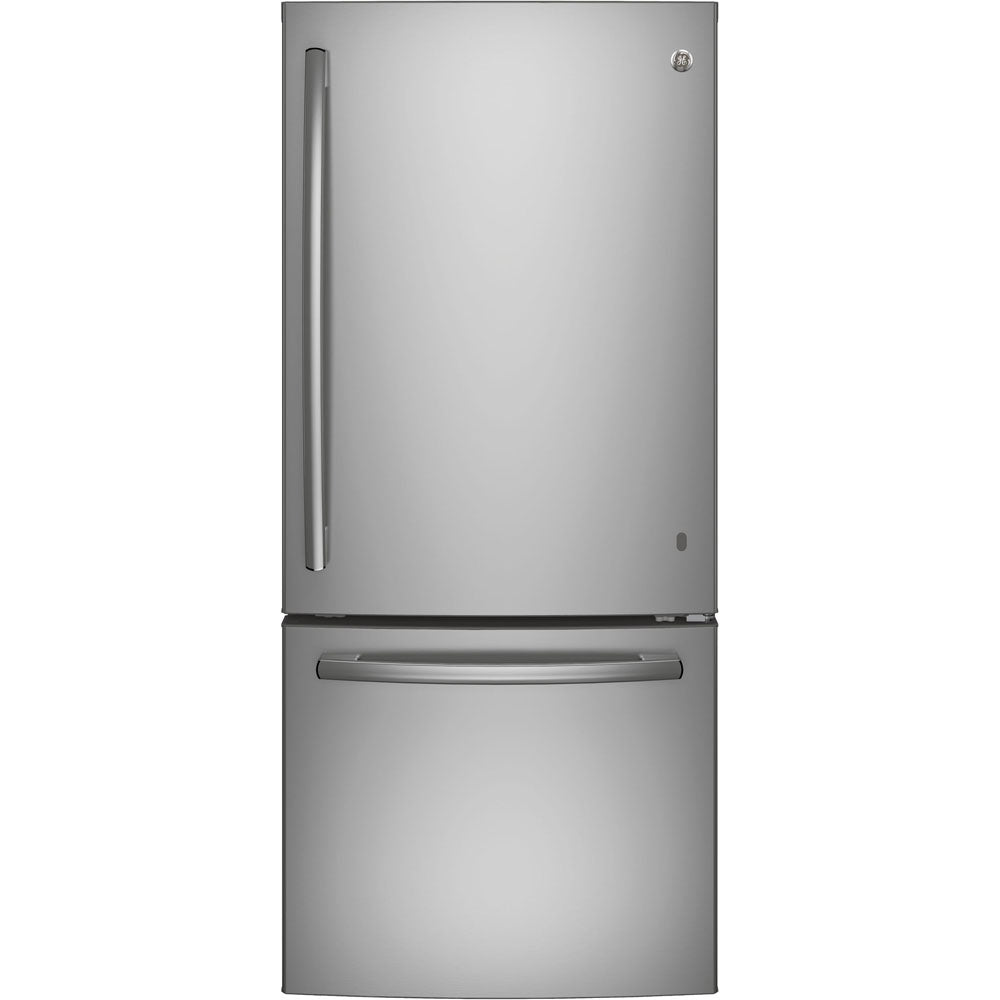 GDE21DYRKFS – Réfrigérateur à congélateur inférieur GE 20,9 pi³ inox