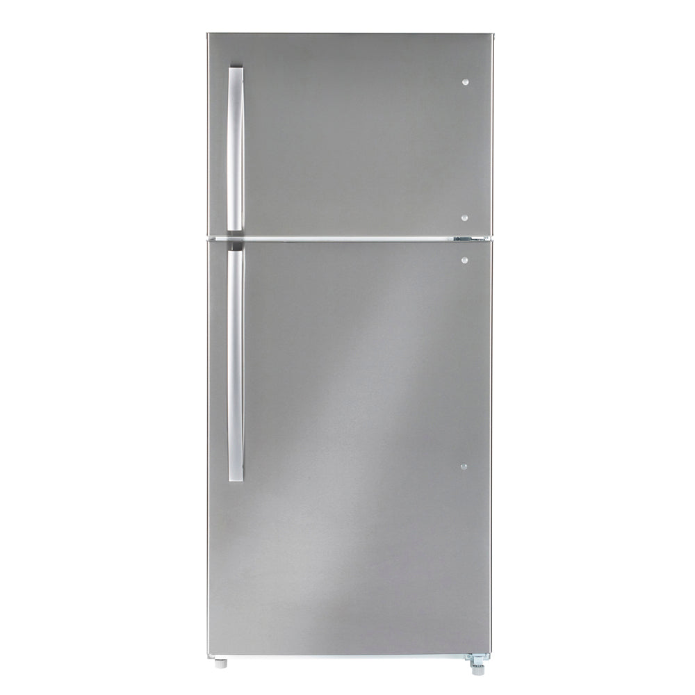 MTE18GSKSS – Réfrigérateur à congélateur supérieur Moffat 18 pi³ inox