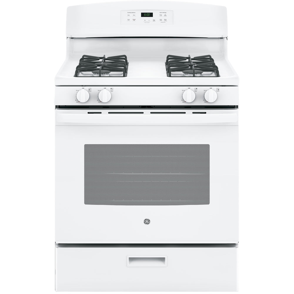 JCGBS60DEKWW – Cuisinière à gaz GE 30 po blanc
