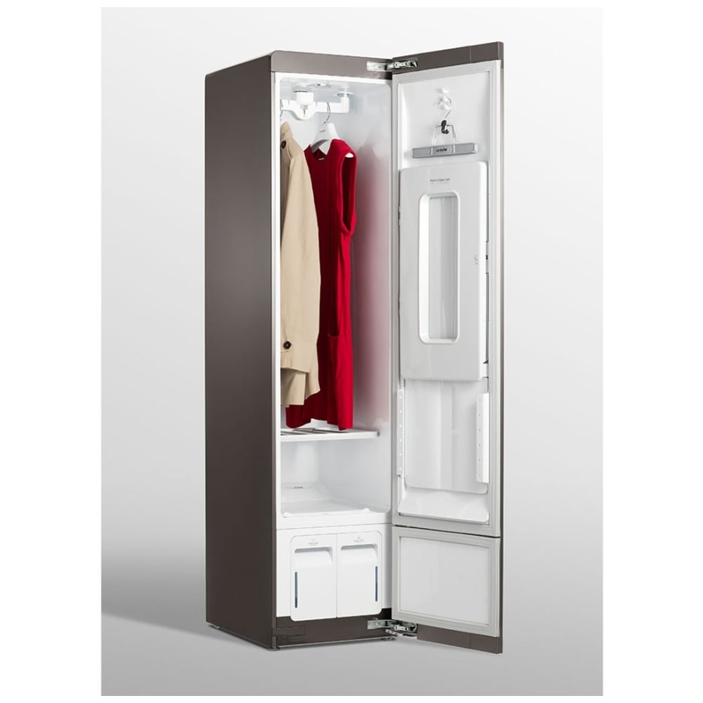 S3MFBN - Armoire à vapeur LG Styler® Smart Steam Closet avec 3 cintres — Finition miroir