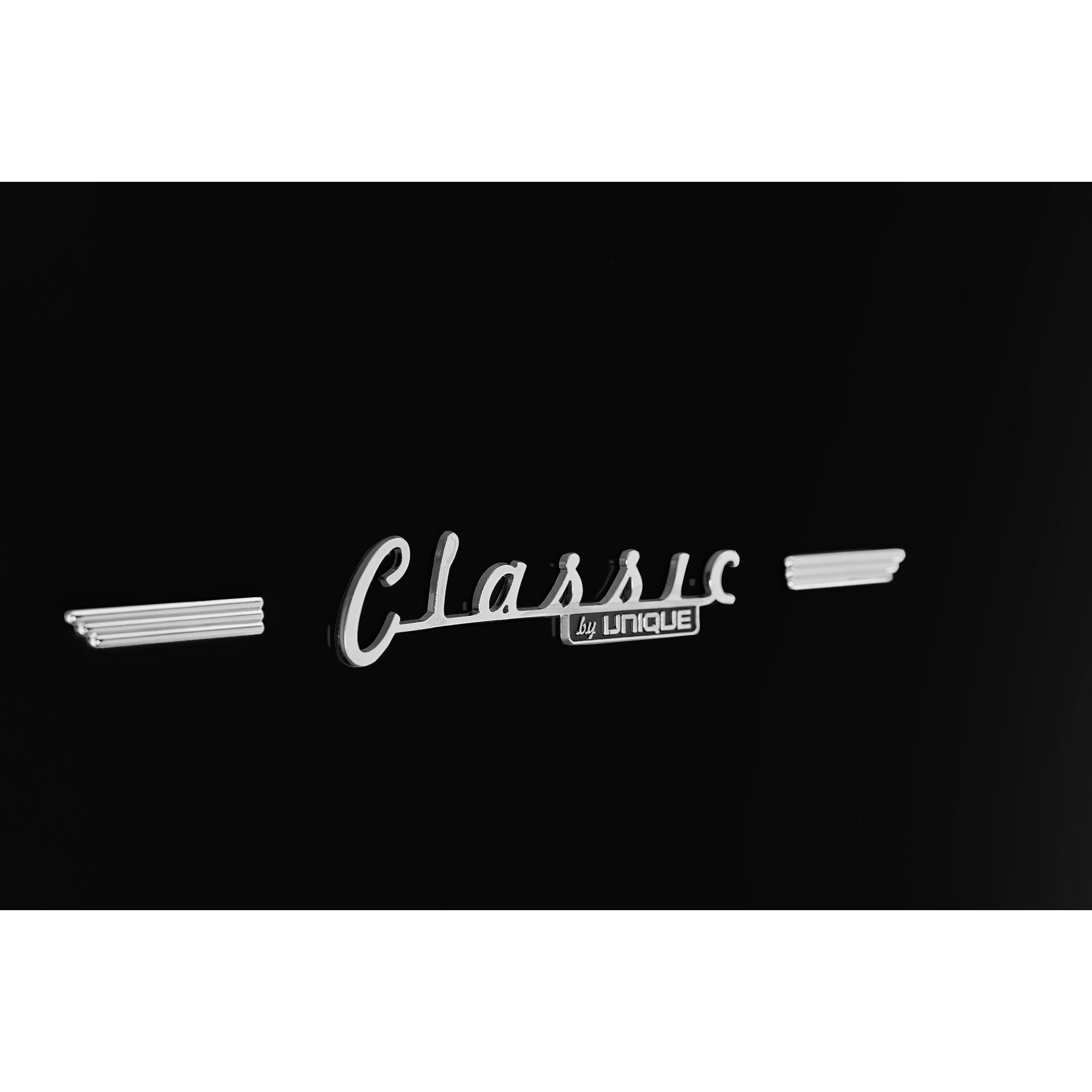 UGP-340L B AC - Réfrigérateur Classic Retro 12 pi3 à congélateur inférieur en Noir Minuit
