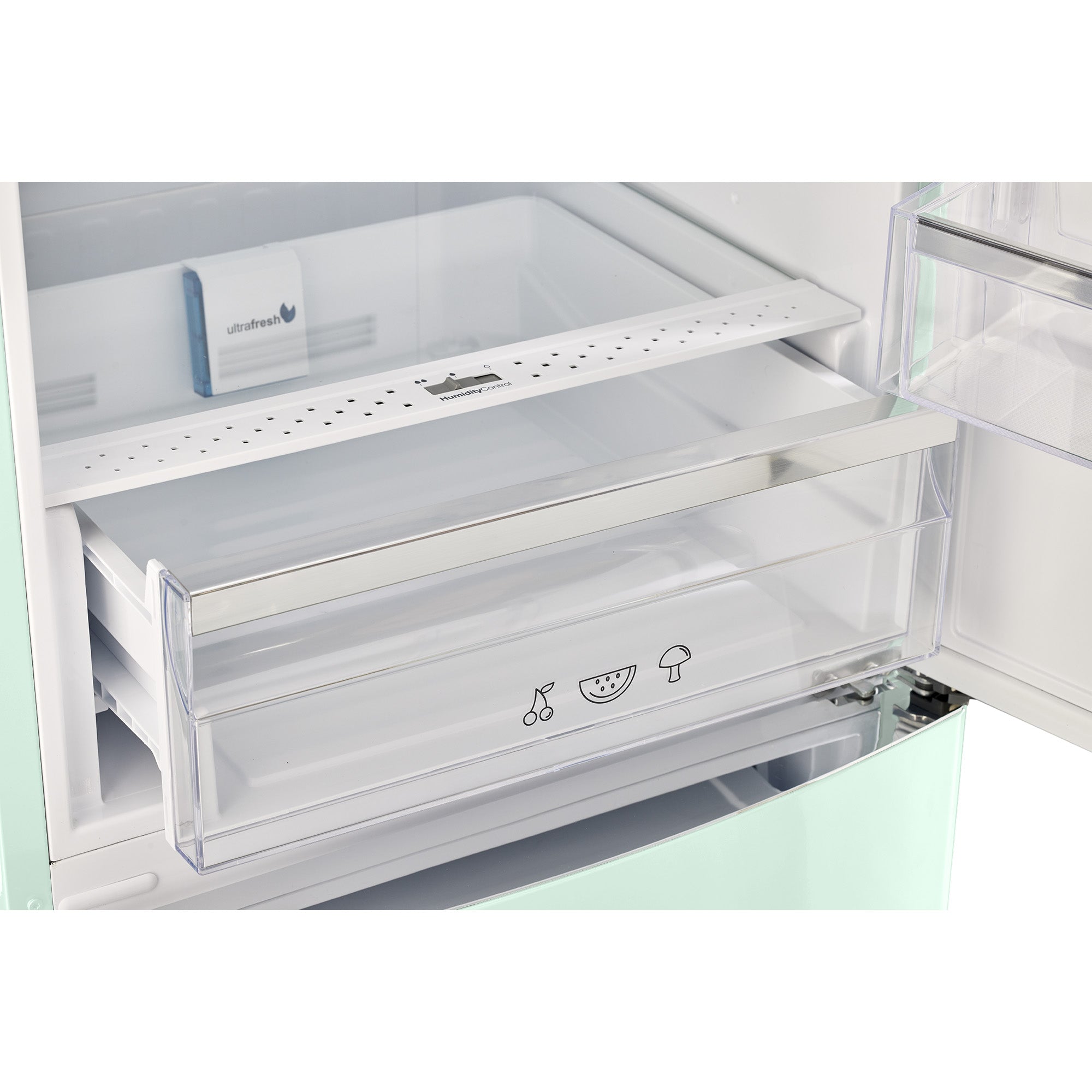 UGP-340L LG AC - Réfrigérateur à congélateur inférieur Classic Retro 12 pi³ – Vert menthe d’été