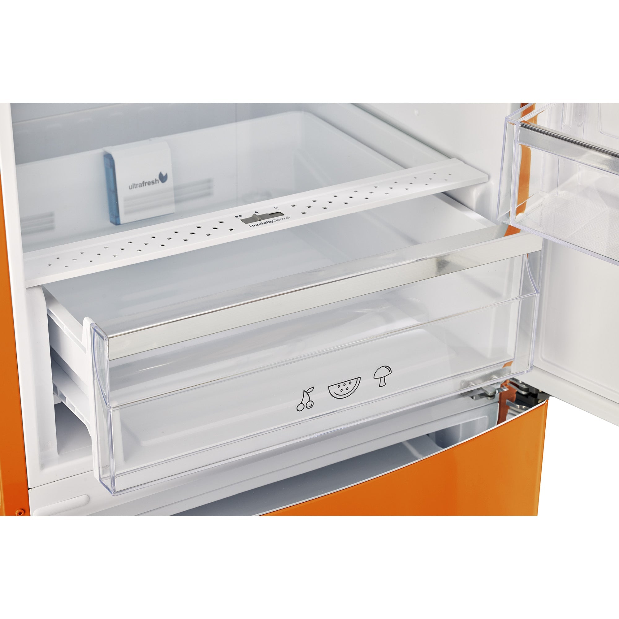 UGP-340L O AC - Réfrigérateur rétro Classic Retro 12 pi³ congélateur inférieur couleur Orange Crèmesicle