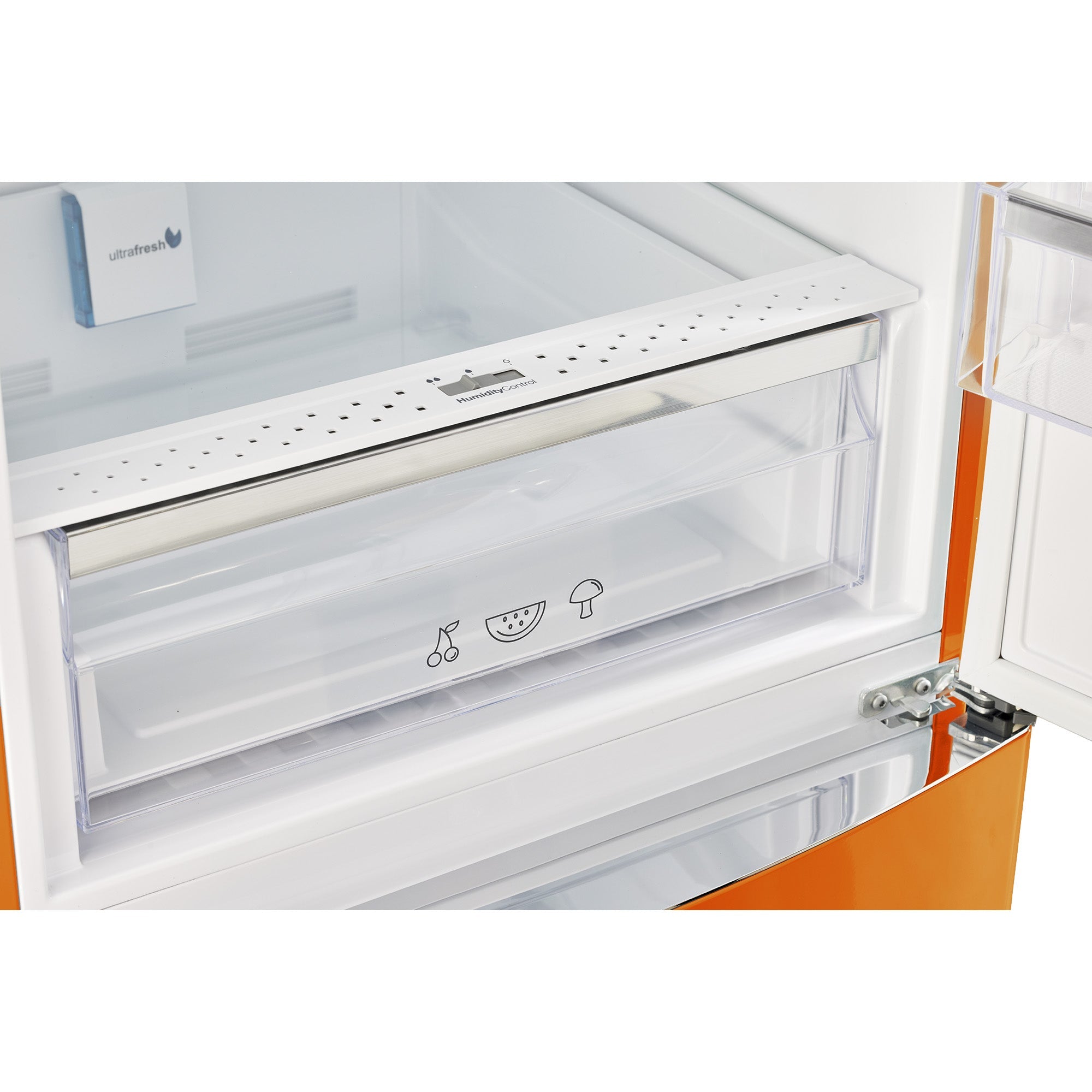 UGP-340L O AC - Réfrigérateur rétro Classic Retro 12 pi³ congélateur inférieur couleur Orange Crèmesicle