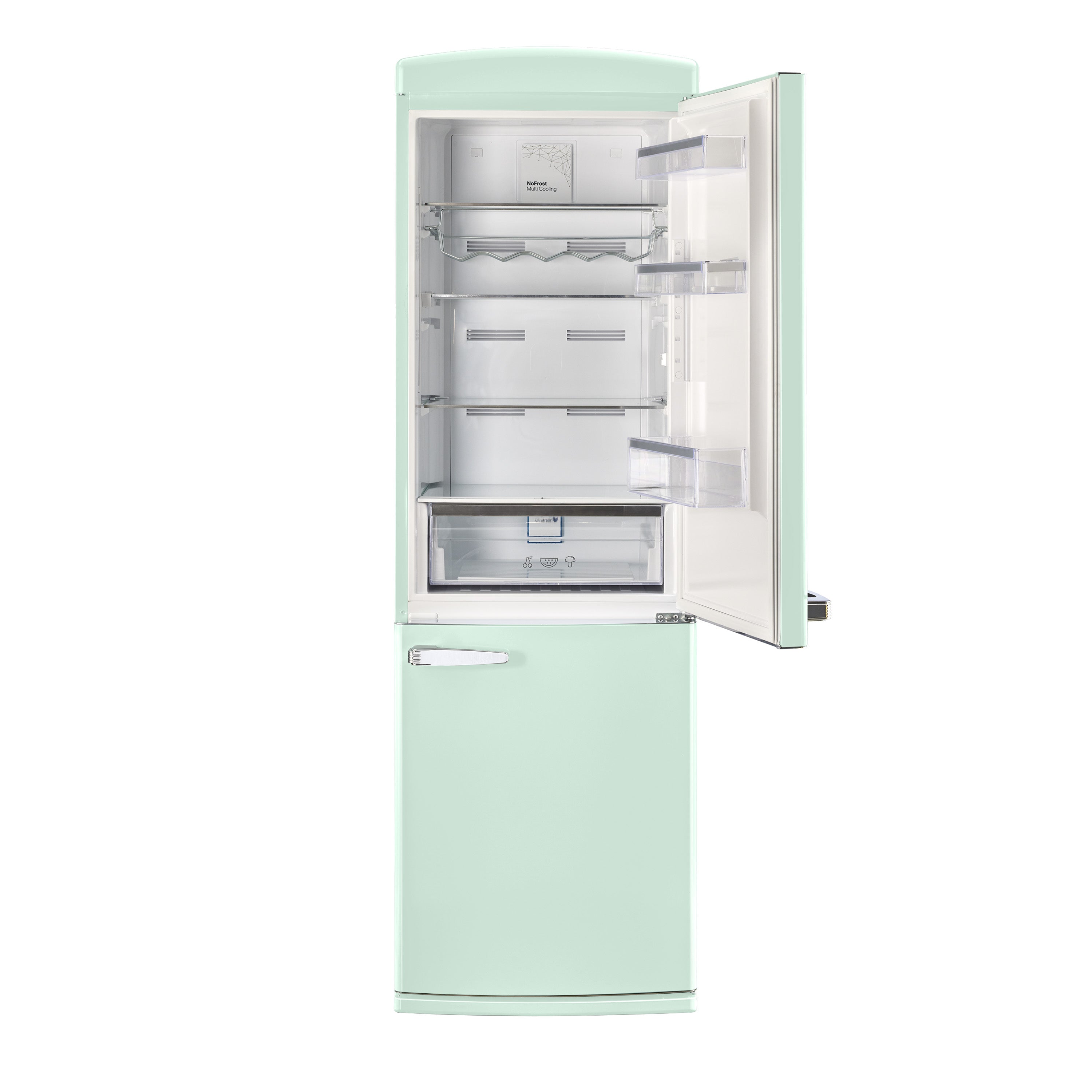 UGP-340L LG AC - Réfrigérateur à congélateur inférieur Classic Retro 12 pi³ – Vert menthe d’été