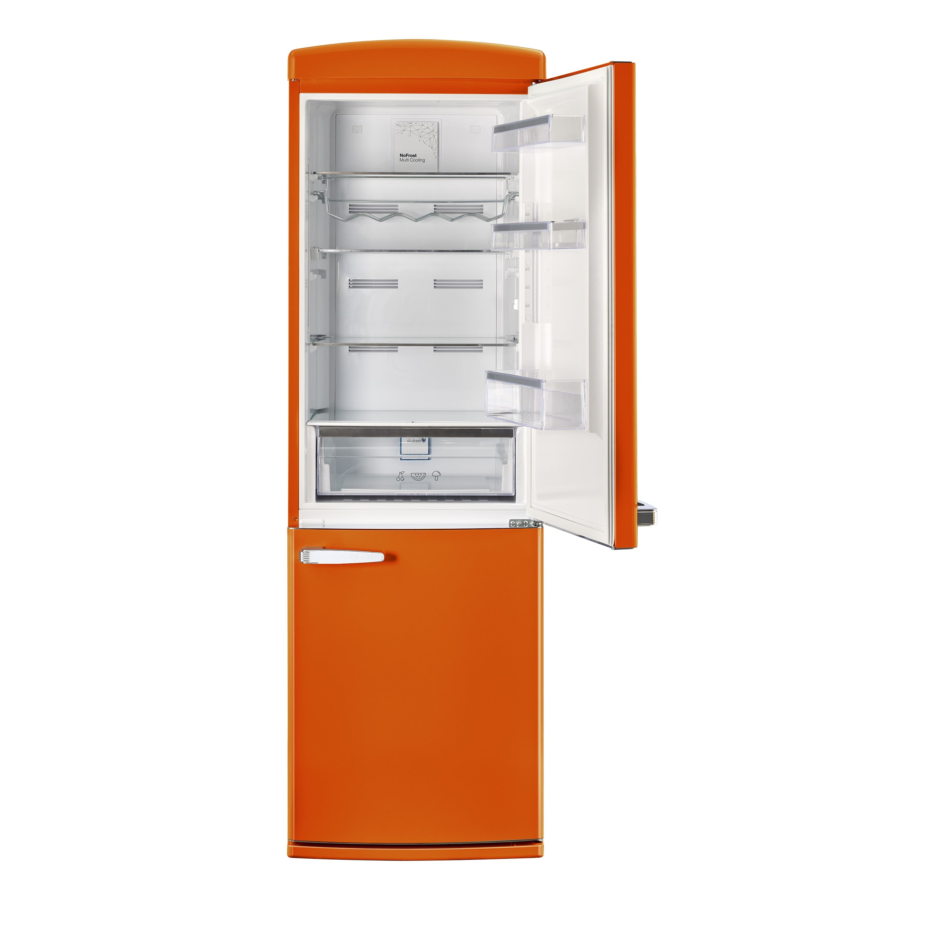 UGP-340L O AC - Réfrigérateur rétro Classic Retro 12 pi³ congélateur inférieur couleur Orange Crèmesicle