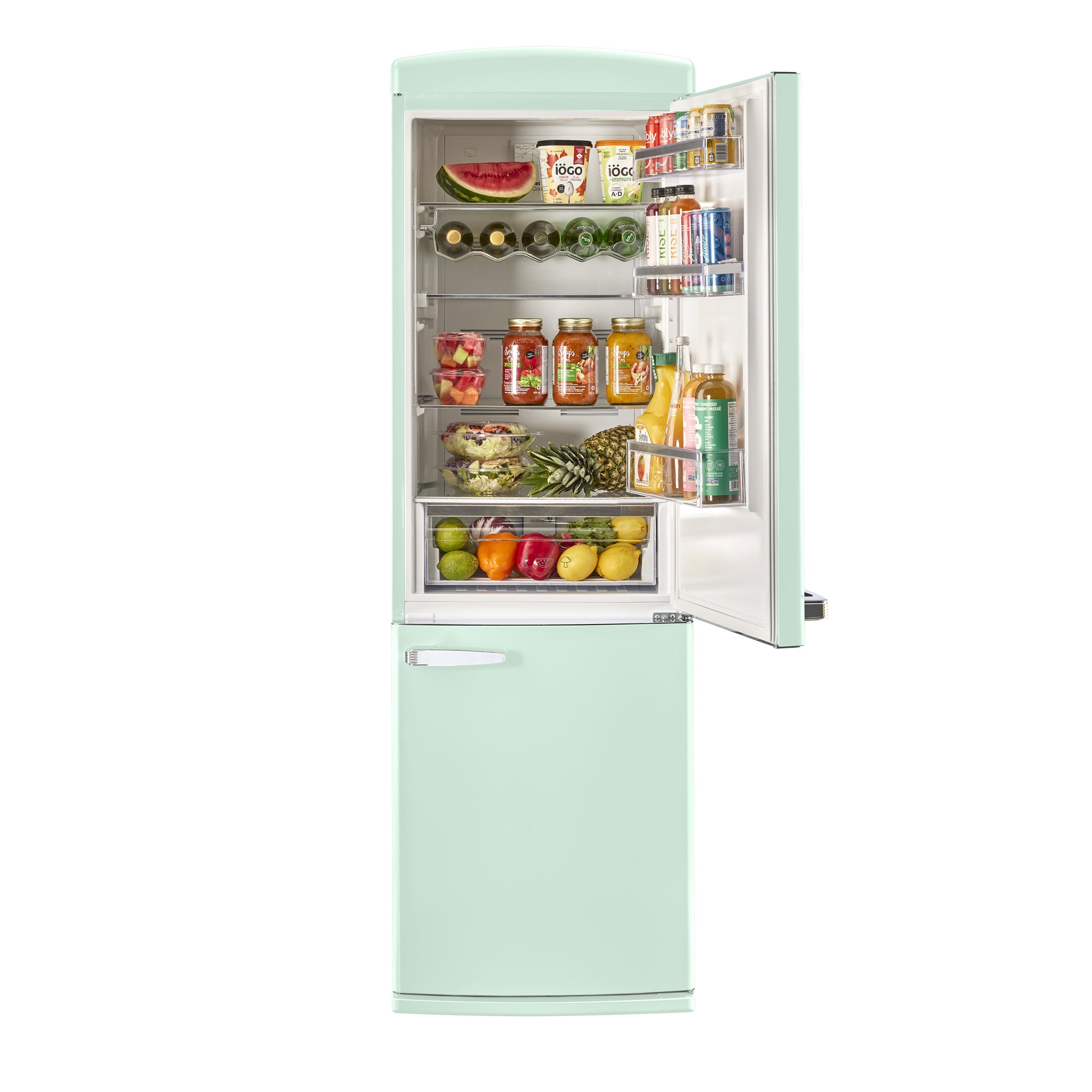 UGP-340L LG AC - Réfrigérateur à congélateur inférieur Classic Retro 12 pi³ – Vert menthe d’été