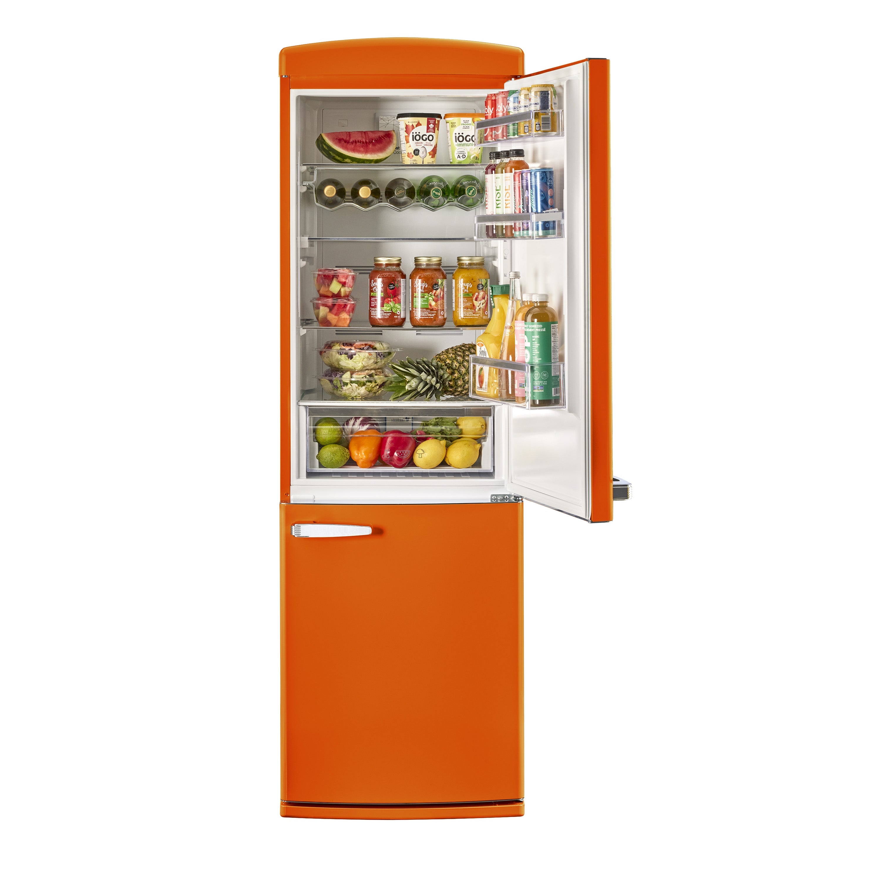 UGP-340L O AC - Réfrigérateur rétro Classic Retro 12 pi³ congélateur inférieur couleur Orange Crèmesicle