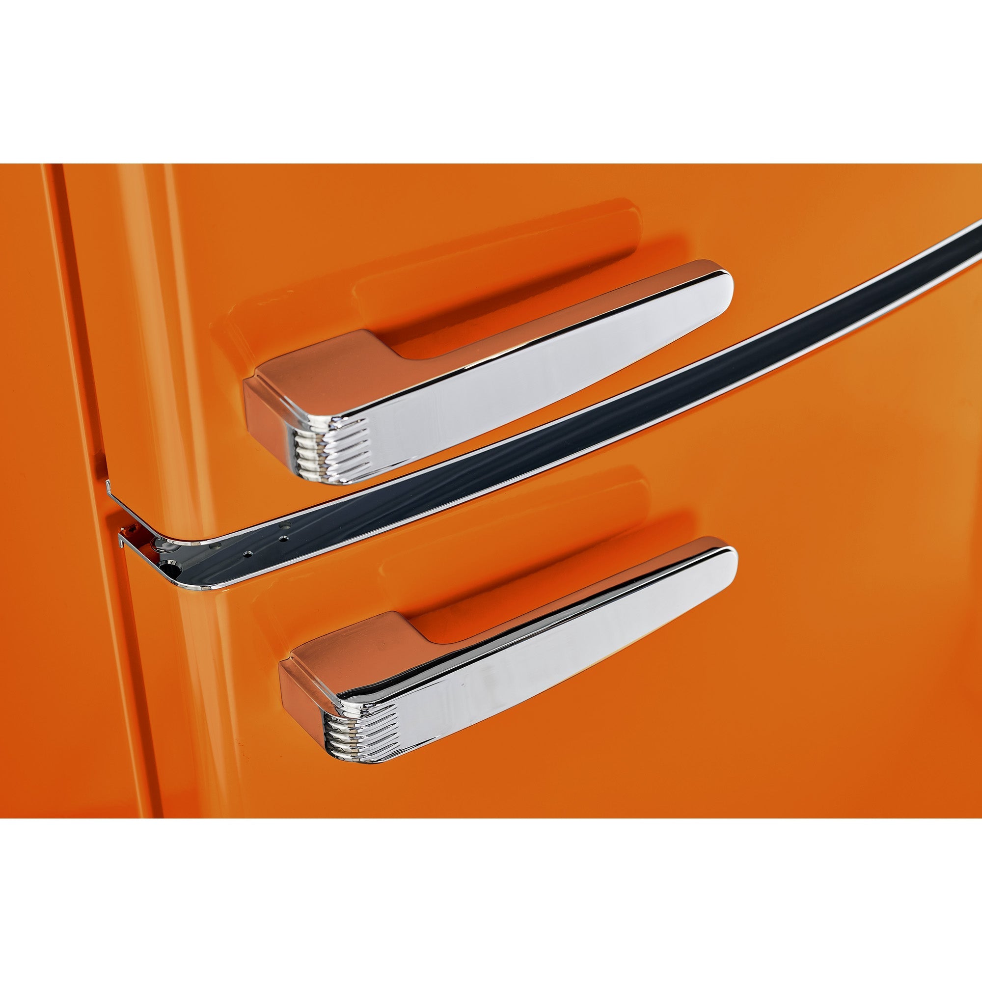 UGP-340L O AC - Réfrigérateur rétro Classic Retro 12 pi³ congélateur inférieur couleur Orange Crèmesicle