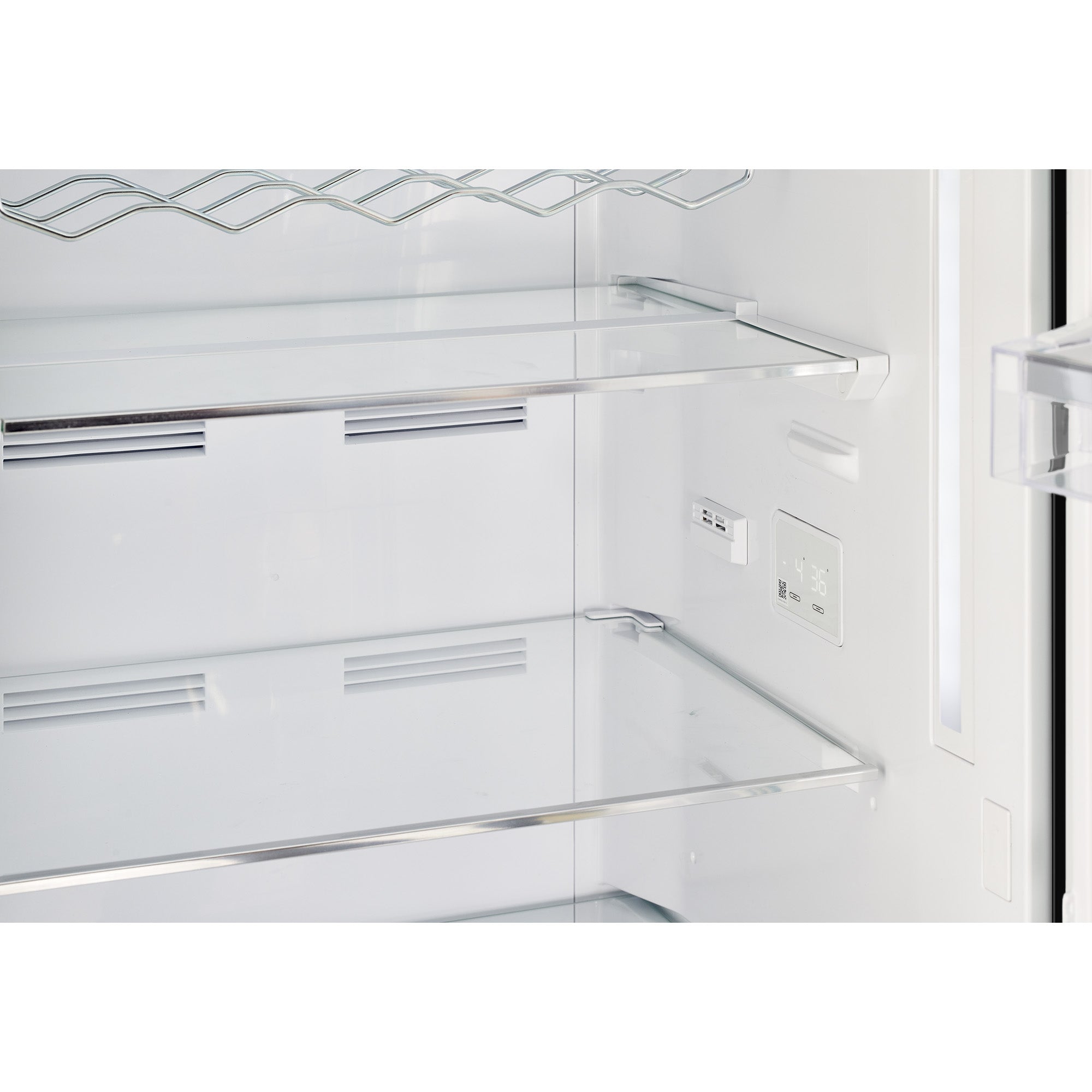 UGP-340L B AC - Réfrigérateur Classic Retro 12 pi3 à congélateur inférieur en Noir Minuit