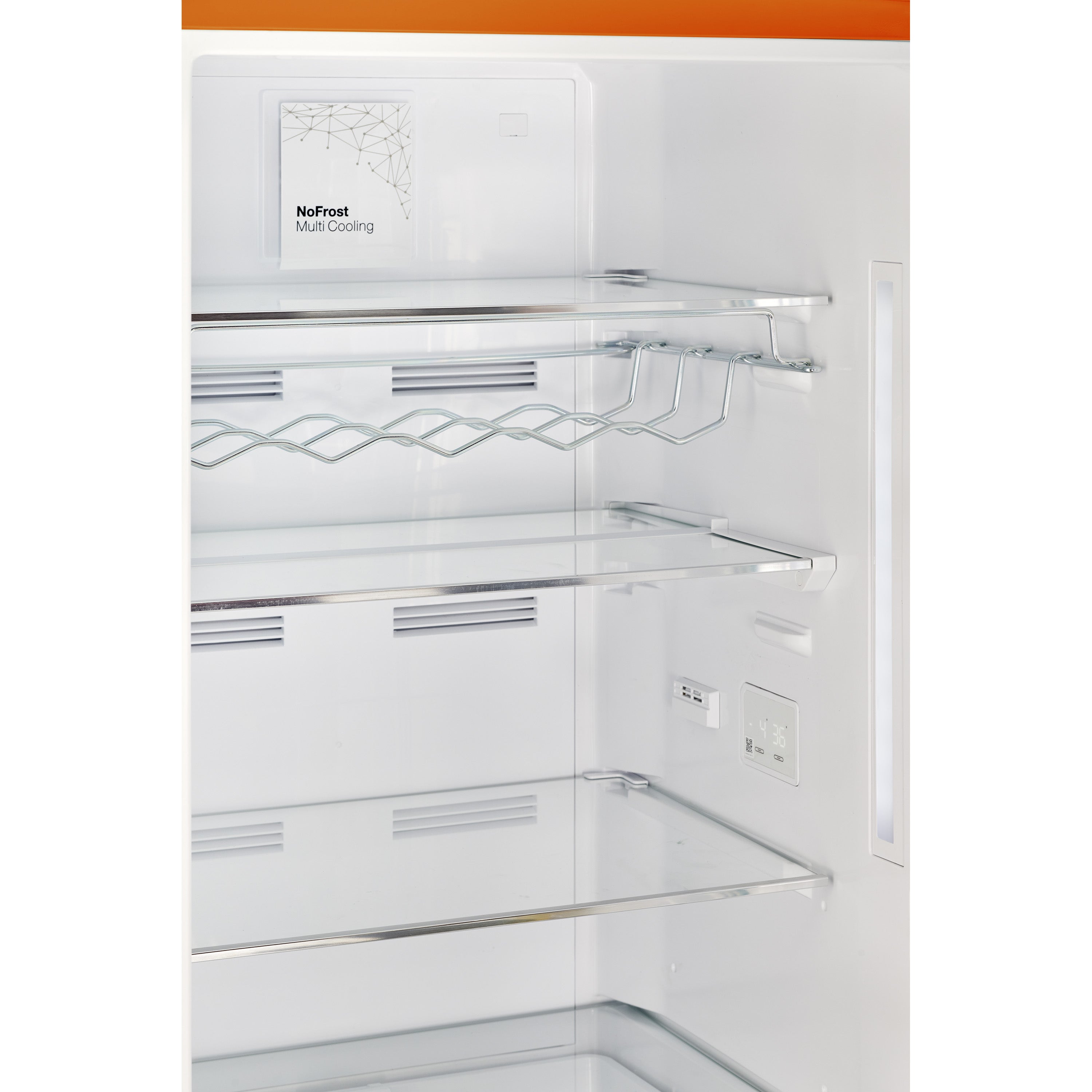 UGP-340L O AC - Réfrigérateur rétro Classic Retro 12 pi³ congélateur inférieur couleur Orange Crèmesicle
